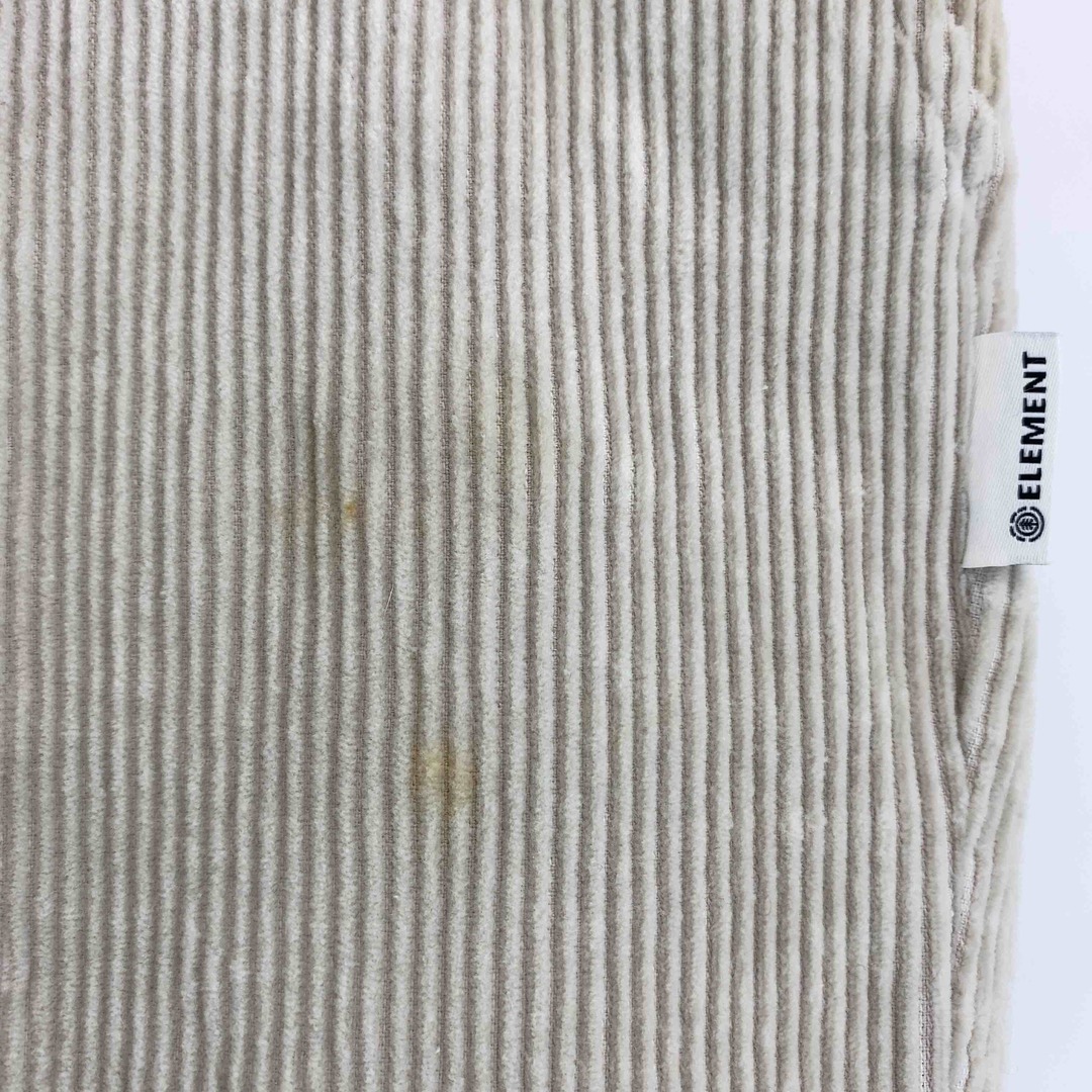 ELEMENT(エレメント)のelement エレメント 薄ベージュ　コーデュロイ　 メンズ 　サイズXL メンズのパンツ(ワークパンツ/カーゴパンツ)の商品写真