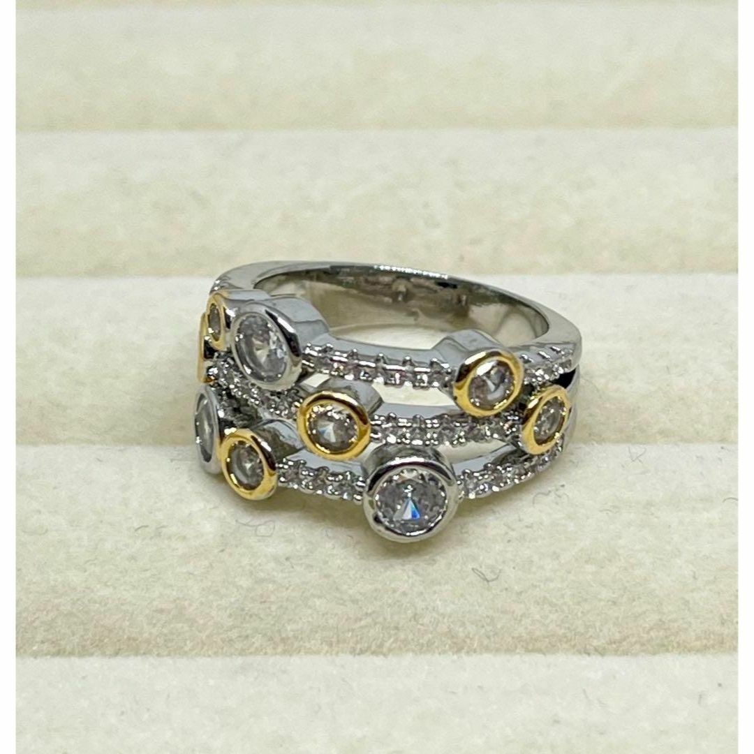 056b3 シルバーリング　指輪　アンティーク　シルバーアクセサリー　石プチプラ レディースのアクセサリー(リング(指輪))の商品写真