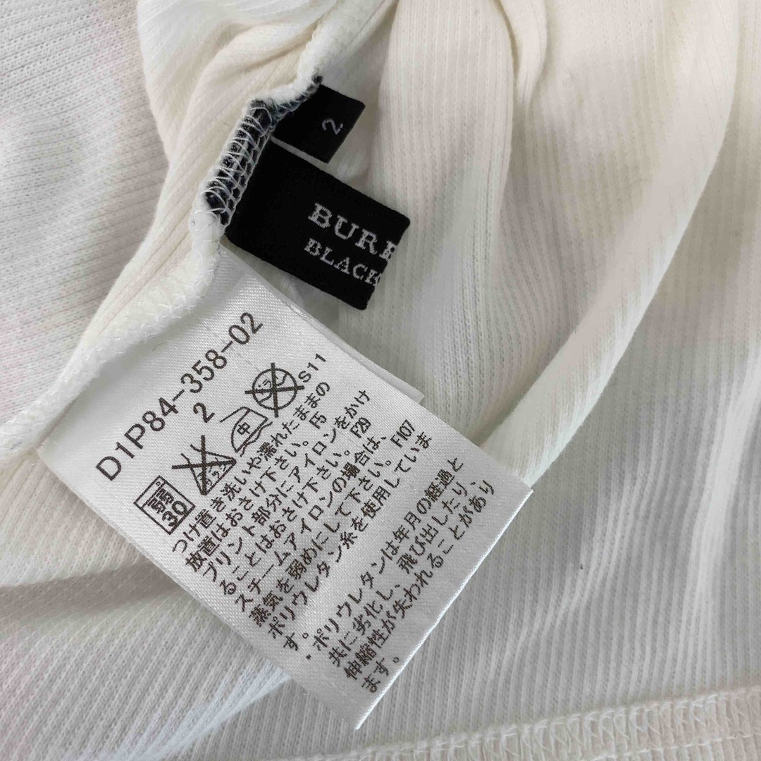 BURBERRY BLACK LABEL(バーバリーブラックレーベル)のBURBERRY BLACK LABEL バーバリーブラックレーベル メンズ Tシャツ（袖なし）　タンクトップ　サイズ2　白　ホワイト メンズのトップス(Tシャツ/カットソー(半袖/袖なし))の商品写真