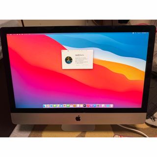 アップル(Apple)のApple iMac Late 2014  27インチ 5K i5(デスクトップ型PC)