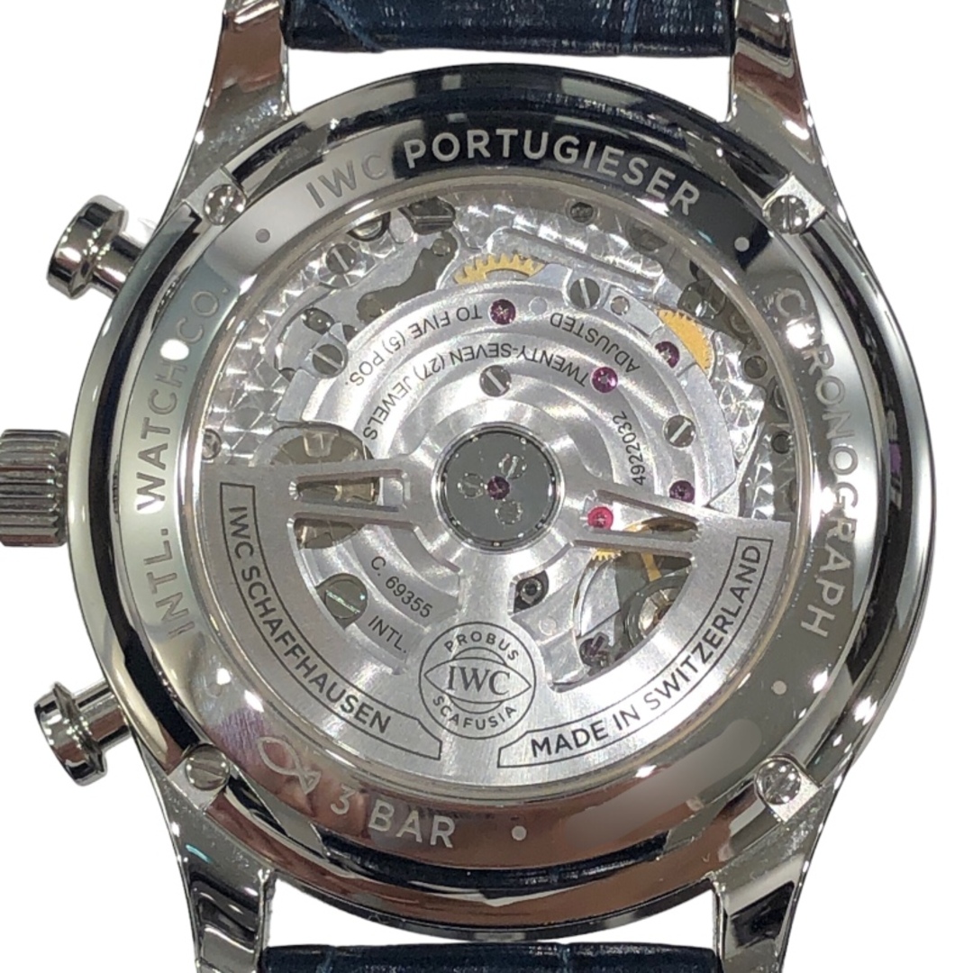 IWC(インターナショナルウォッチカンパニー)の　インターナショナルウォッチカンパニー IWC ポルトギーゼ　クロノグラフ IW371617  シルバー SS メンズ 腕時計 メンズの時計(その他)の商品写真