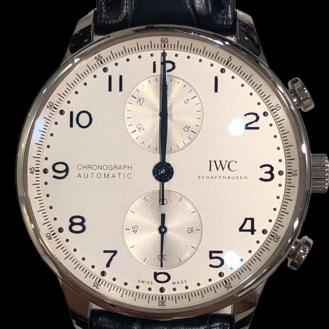 IWC(インターナショナルウォッチカンパニー)の　インターナショナルウォッチカンパニー IWC ポルトギーゼ　クロノグラフ IW371617  シルバー SS メンズ 腕時計 メンズの時計(その他)の商品写真