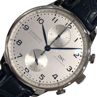 インターナショナルウォッチカンパニー(IWC)の　インターナショナルウォッチカンパニー IWC ポルトギーゼ　クロノグラフ IW371617  シルバー SS メンズ 腕時計(その他)