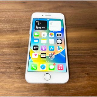 アイフォーン(iPhone)の【美品】iPhone 8 64GB シルバー SIMフリー　付属品あり(スマートフォン本体)