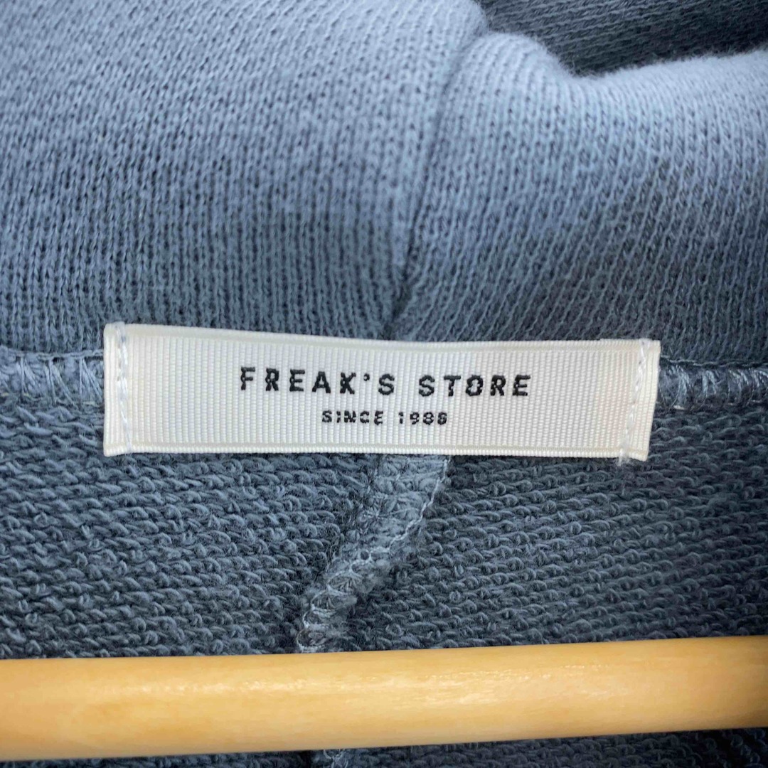 FREAK'S STORE(フリークスストア)のFREAK’S STORE フリークスストア レディース ノースリーブ スウェットワンピース フード ブルーグレー レディースのワンピース(ロングワンピース/マキシワンピース)の商品写真
