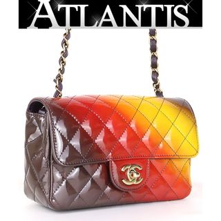 シャネル(CHANEL)の【広尾店】 シャネル CHANEL ミニマトラッセ20 ショルダーバッグ グラデーション パテント 【13930】(ショルダーバッグ)