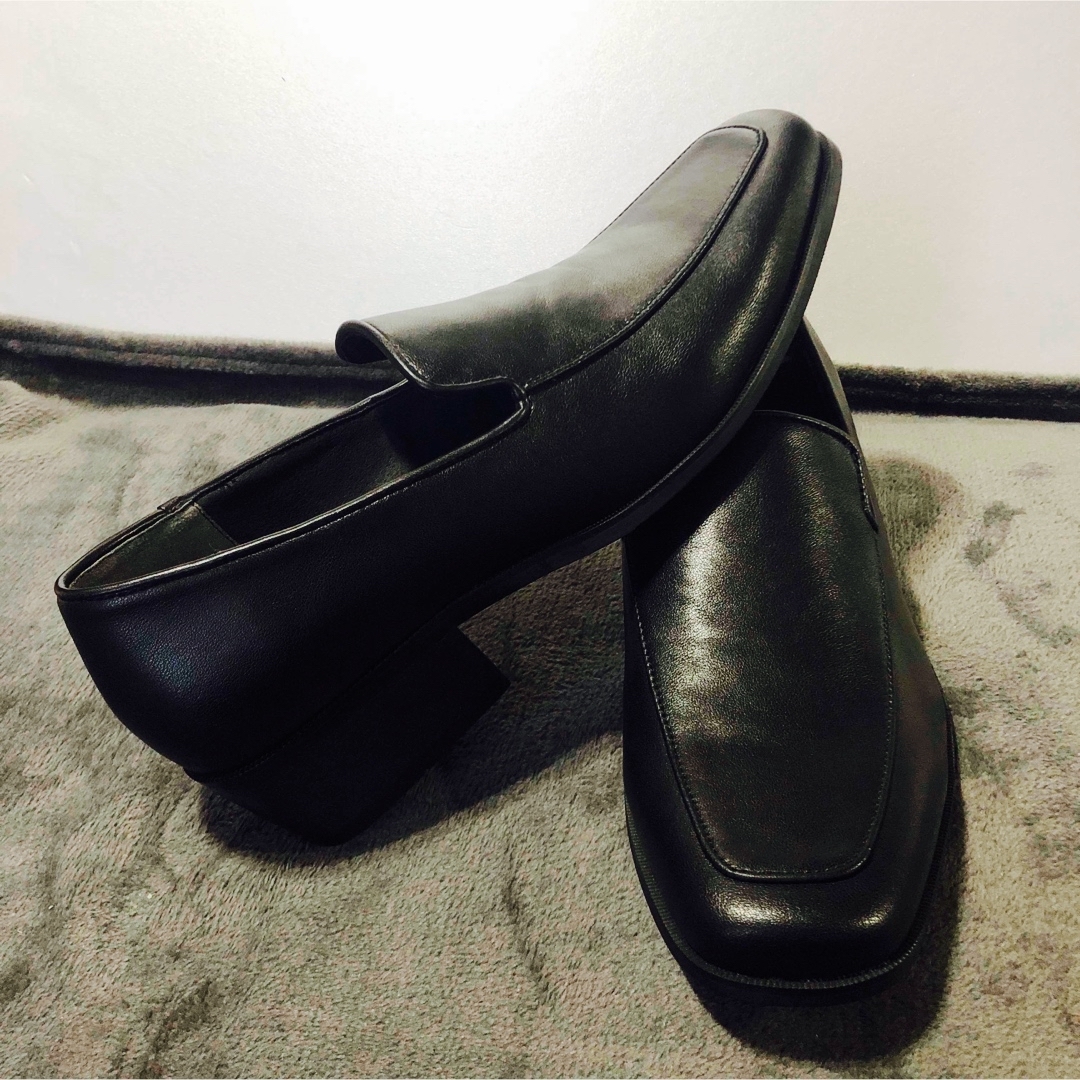 TAKEO KIKUCHI(タケオキクチ)の極美品タケオキクチ革靴　ブラック　ローファー メンズの靴/シューズ(ドレス/ビジネス)の商品写真