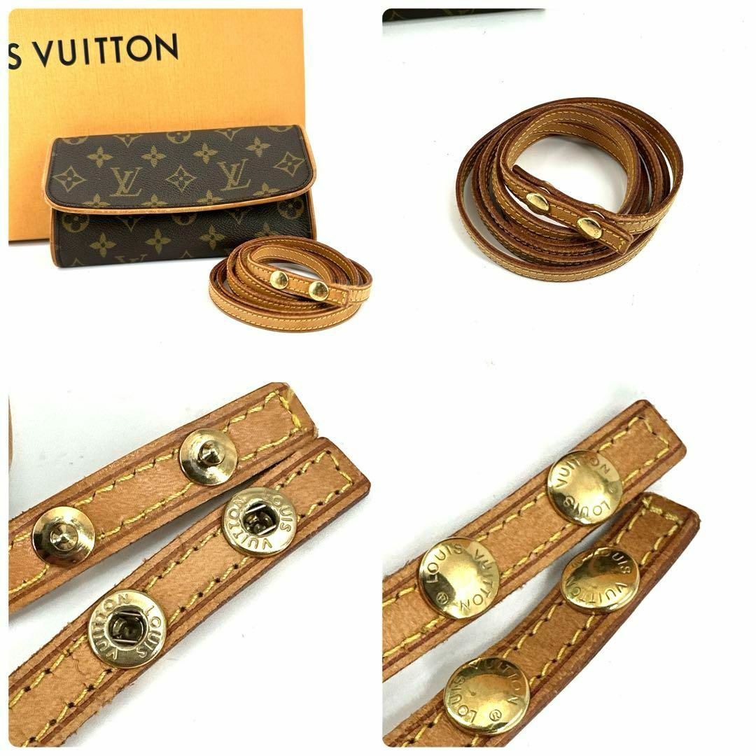 LOUIS VUITTON(ルイヴィトン)のc716真贋済【ヴィトン】極美品”モノグラム ポシェットツインPM クロスボディ レディースのバッグ(ショルダーバッグ)の商品写真