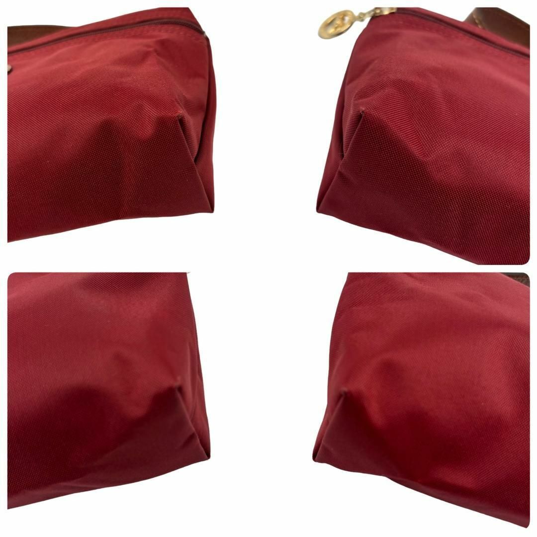 LONGCHAMP(ロンシャン)のLONGCHAMP ロンシャン　ポーチ　レッド　ナイロン　A299 レディースのバッグ(その他)の商品写真