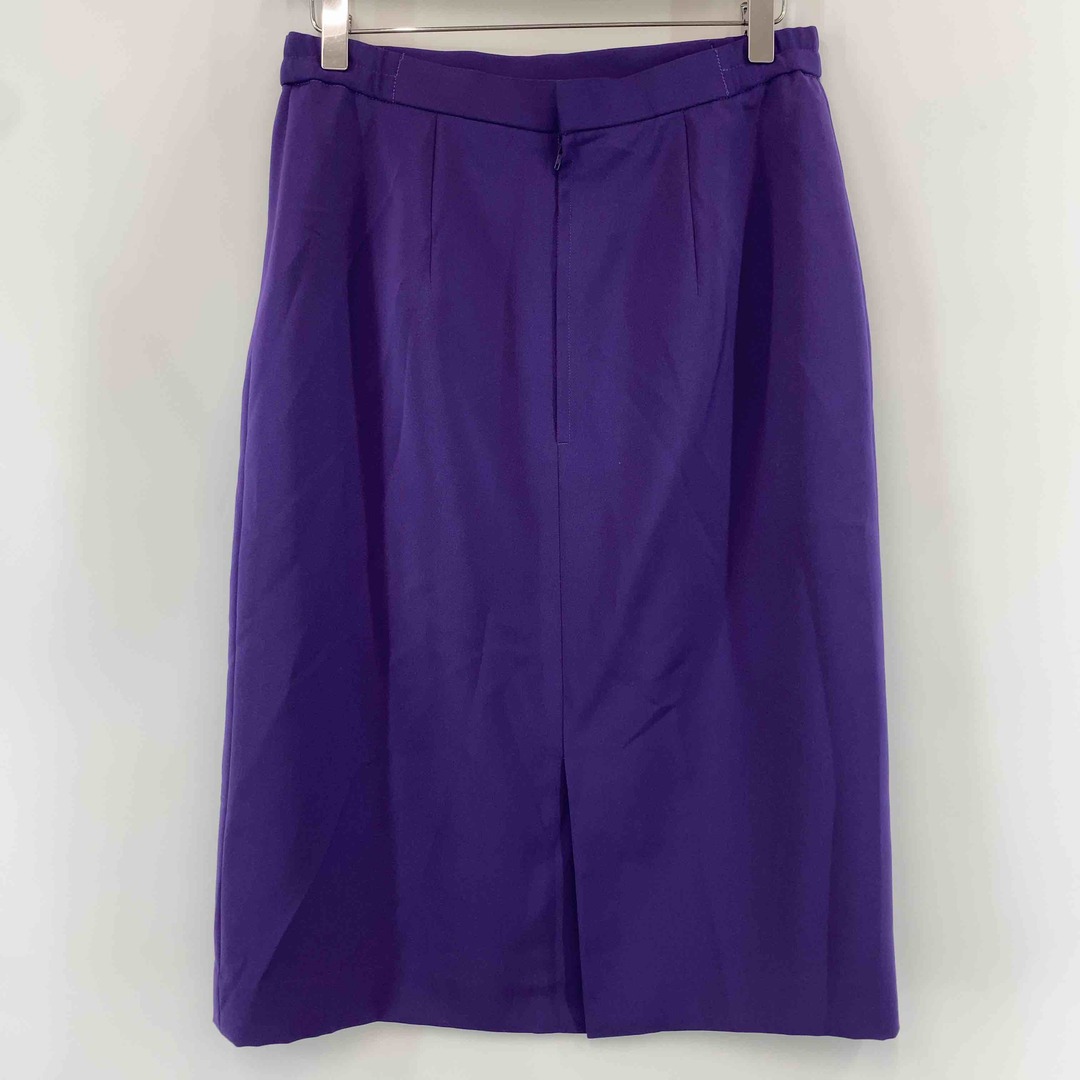 Auk mode スーツセットアップ  レディース テーラードジャケット スカートスーツ セットアップ 紫 パープル レディースのフォーマル/ドレス(スーツ)の商品写真