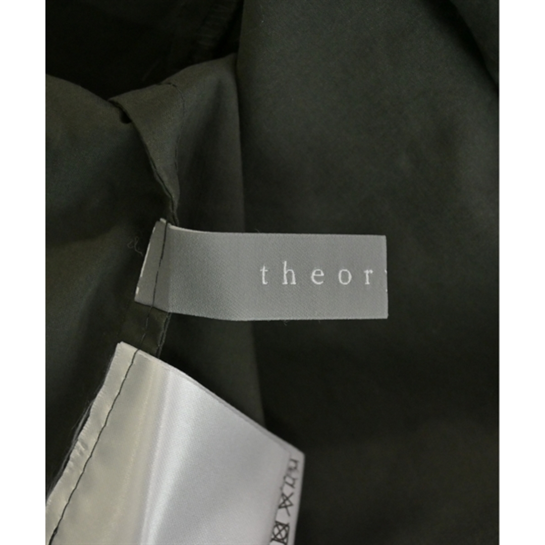 Theory luxe(セオリーリュクス)のtheory luxe セオリーリュクス シャツワンピース 38(M位) カーキ 【古着】【中古】 レディースのワンピース(その他)の商品写真