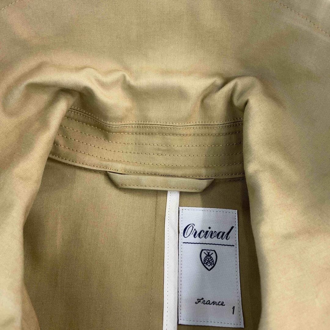 ORCIVAL(オーシバル)のORCIVAL オーシバル メンズ トレンチコート ショート丈 ベージュ メンズのジャケット/アウター(トレンチコート)の商品写真