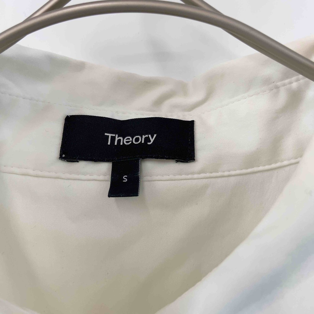 theory(セオリー)のtheory セオリー レディース ノースリーブ シャツ/ブラウス 白 レディースのトップス(シャツ/ブラウス(半袖/袖なし))の商品写真