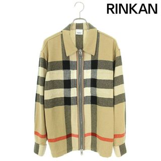 BURBERRY - バーバリー 22SS 8050135 チェックジップアップシャツ BURBERRY - バーバリー 22SS 8050135 チェックジップアップシャツ