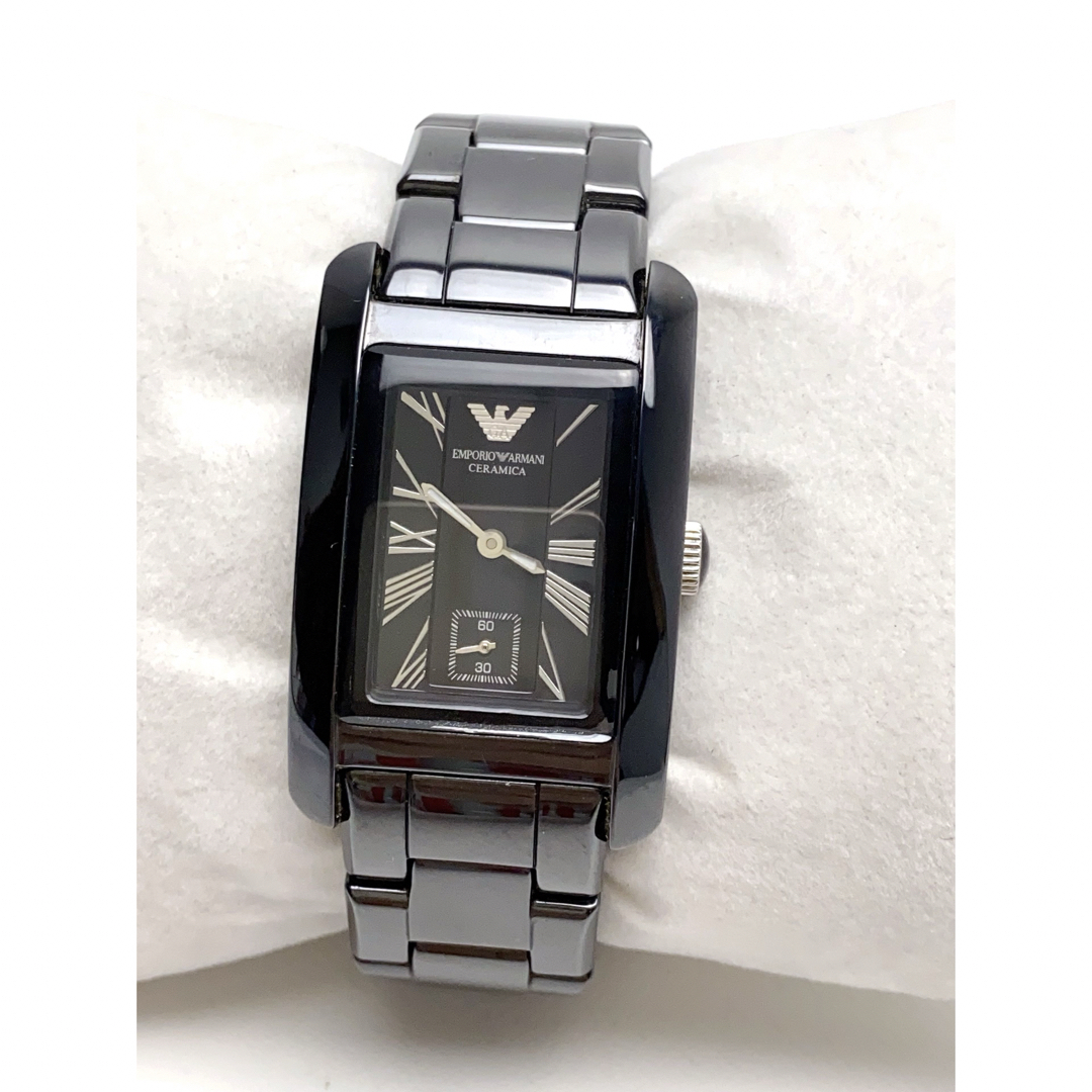 Emporio Armani(エンポリオアルマーニ)のS229 極美品 エンポリオアルマーニ セラミック AR-1407 腕時計 レディースのファッション小物(腕時計)の商品写真