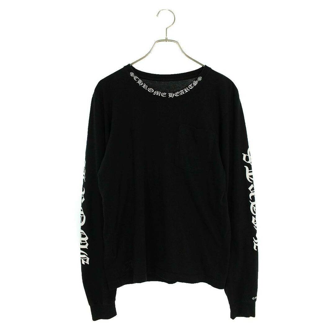 Chrome Hearts(クロムハーツ)のクロムハーツ  CH L/S /2 ネックロゴアームプリント長袖カットソー メンズ S メンズのトップス(Tシャツ/カットソー(七分/長袖))の商品写真