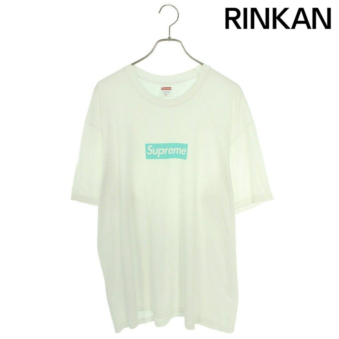 Supreme(シュプリーム)のシュプリーム ×ティファニー TIFFANY&Co.  21AW  Box Logo Tee ボックスロゴTシャツ メンズ XL メンズのトップス(Tシャツ/カットソー(半袖/袖なし))の商品写真