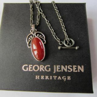 ジョージジェンセン(Georg Jensen)のマラソンSALE【新品】ジョージ・ジェンセン　2005ペンダント カーネリアン (ネックレス)