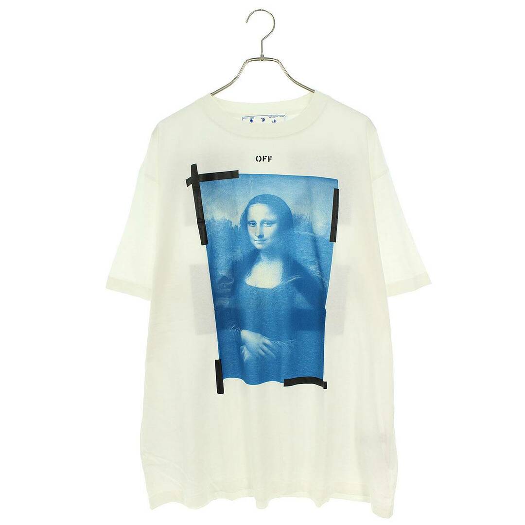 OFF-WHITE(オフホワイト)のオフホワイト  OMAA038R21JER001 モナリザプリントTシャツ メンズ M メンズのトップス(Tシャツ/カットソー(半袖/袖なし))の商品写真