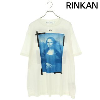 オフホワイト(OFF-WHITE)のオフホワイト  OMAA038R21JER001 モナリザプリントTシャツ メンズ M(Tシャツ/カットソー(半袖/袖なし))