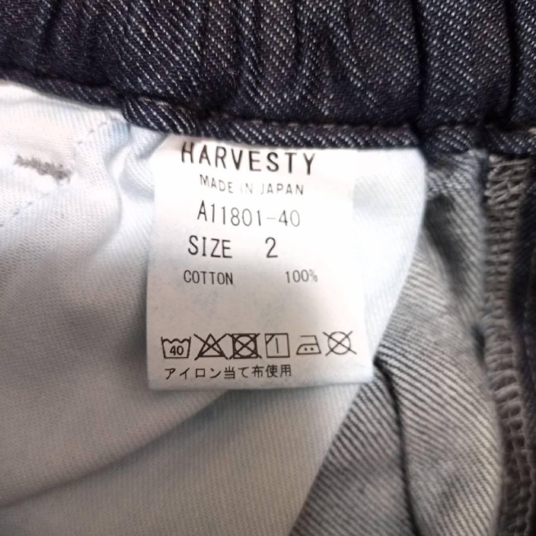 HARVESTY(ハーベスティ)の★新品未使用★HARVESTY ハーベスティ デニムサーカスパンツ サイズ２ レディースのパンツ(ショートパンツ)の商品写真