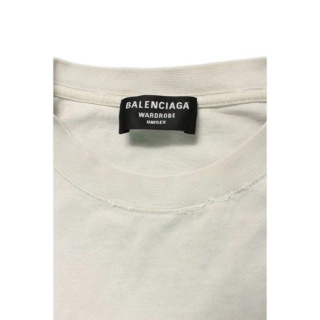 Balenciaga(バレンシアガ)のバレンシアガ  22AW  641675 TMVH8 プロパティロゴヴィンテージジャージーTシャツ メンズ S メンズのトップス(Tシャツ/カットソー(半袖/袖なし))の商品写真