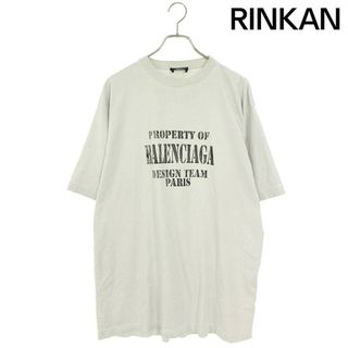 Balenciaga - バレンシアガ  22AW  641675 TMVH8 プロパティロゴヴィンテージジャージーTシャツ メンズ S