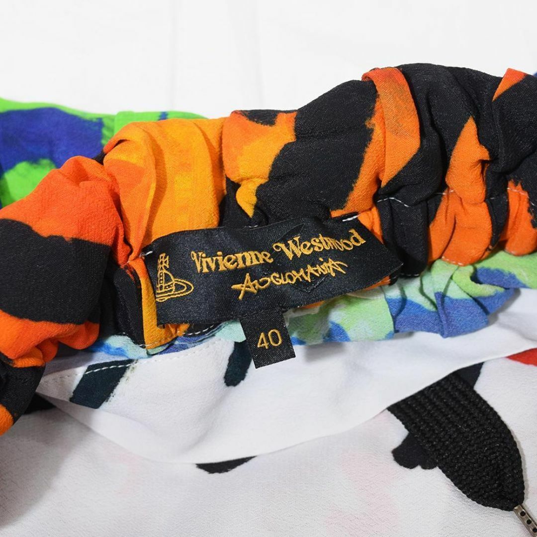 ANGLOMANIA（Vivienne Westwood）(アングロマニア)のヴィヴィアンウエストウッド アングロマニア アーカイブ 総柄 スカート 40 レディースのスカート(ミニスカート)の商品写真