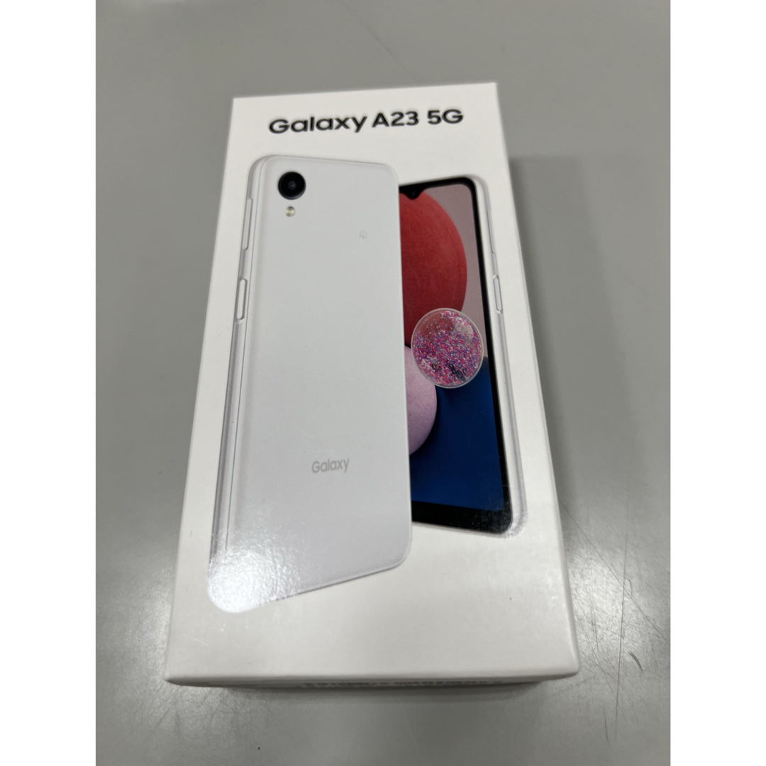 SAMSUNG(サムスン)のSAMSUNG Galaxy A23 5G SC-56C ホワイト スマホ/家電/カメラのスマートフォン/携帯電話(スマートフォン本体)の商品写真