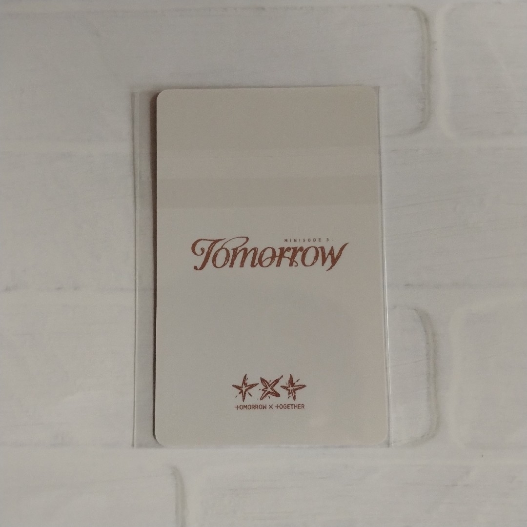 TOMORROW X TOGETHER(トゥモローバイトゥギャザー)のTXT テヒョン weverse ラキドロ トレカ TOMORROW エンタメ/ホビーのタレントグッズ(アイドルグッズ)の商品写真