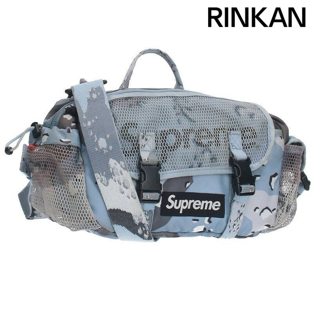 Supreme(シュプリーム)のシュプリーム  20SS  Waist Bag ボックスロゴナイロンブルーカモウエストバッグ メンズ メンズのバッグ(ウエストポーチ)の商品写真