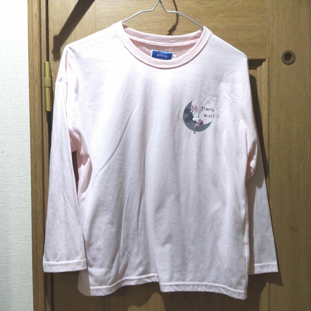 Disney(ディズニー)のディズニー　ミニーちゃんのＴシャツ(長袖)　サイズ140　<443> キッズ/ベビー/マタニティのキッズ服女の子用(90cm~)(Tシャツ/カットソー)の商品写真