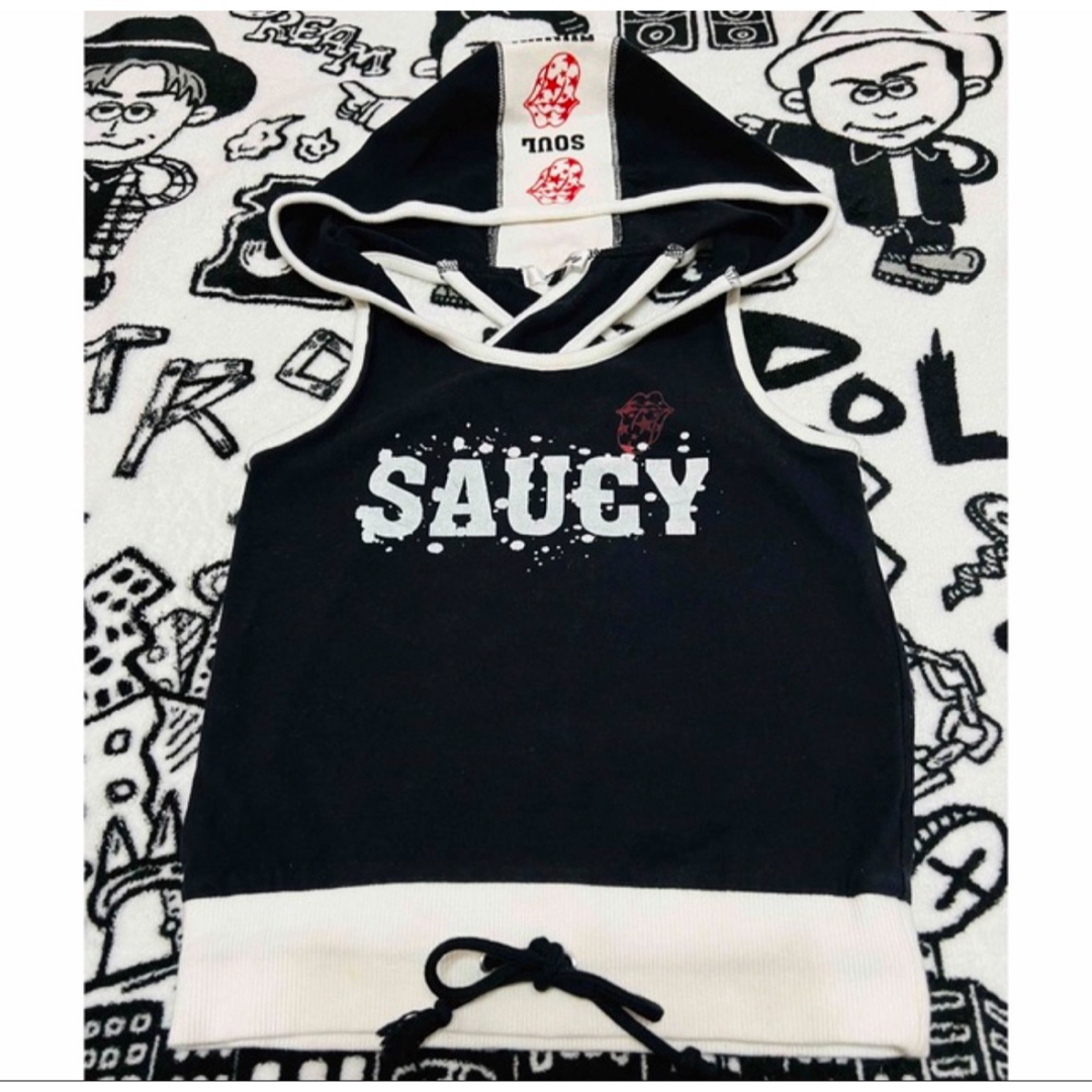 SAUCY セットアップ★110 キッズ/ベビー/マタニティのキッズ服男の子用(90cm~)(Tシャツ/カットソー)の商品写真