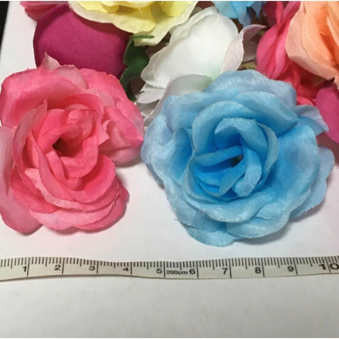 【デコパーツ】フラワー造花10個セット お花　フラワー　可愛い コスメ/美容のネイル(デコパーツ)の商品写真