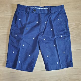 ブルックスブラザース(Brooks Brothers)のﾌﾞﾙｯｸｽﾌﾞﾗｻﾞｰｽﾞ　ﾊｰﾌﾊﾟﾝﾂ　ﾌﾞﾙｰ(ショートパンツ)