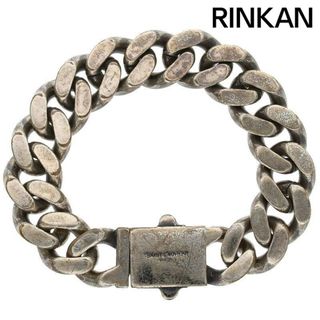 サンローランパリ  METAL CURB CHAIN BRACELET メタルカーブチェーンブレスレット メンズ