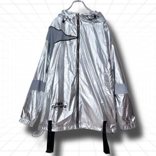 ニーアクロージング(NieR Clothing)のNieR clothing ハーネス付きメタリックサイバージャンパー(パーカー)