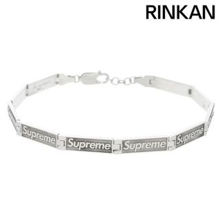 Supreme - シュプリーム ×JACOB & CO  Logo Link Bracelet ロゴリンクシルバーブレスレット メンズ L/XL