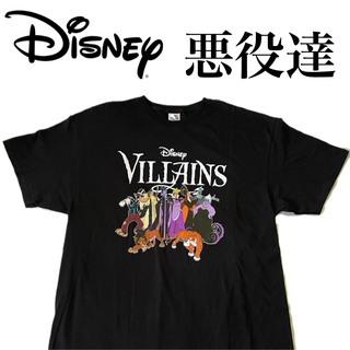 DELTA - Disney Villains ヴィランズ　ビンテージTシャツ ＸＬ　未使用 黒