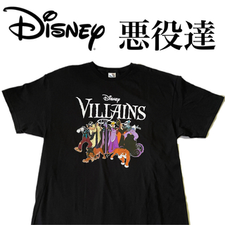 デルタ(DELTA)のDisney Villains ヴィランズ　ビンテージTシャツ ＸＬ　未使用 黒(Tシャツ/カットソー(半袖/袖なし))