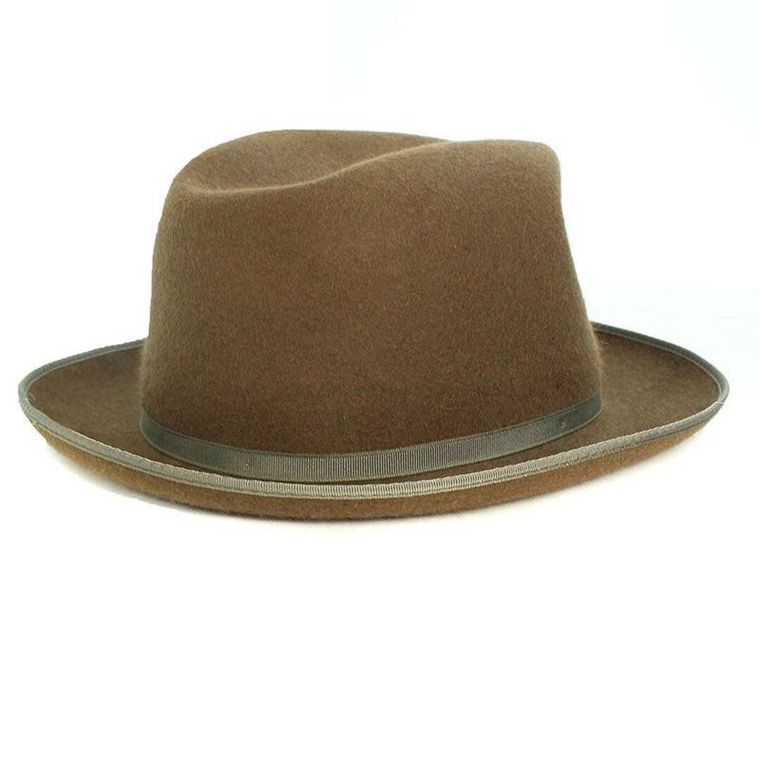 Borsalino(ボルサリーノ)のボルサリーノ 中折れフェルト帽子 メンズ 58.7 ハンドメイドのファッション小物(帽子)の商品写真