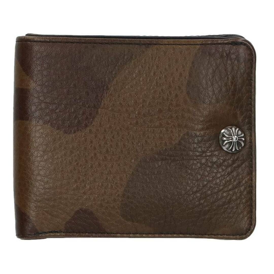 Chrome Hearts(クロムハーツ)のクロムハーツ  1SNAP/1スナップ クロスボールボタンタンクカモレザーウォレット財布 メンズ ハンドメイドのファッション小物(財布)の商品写真
