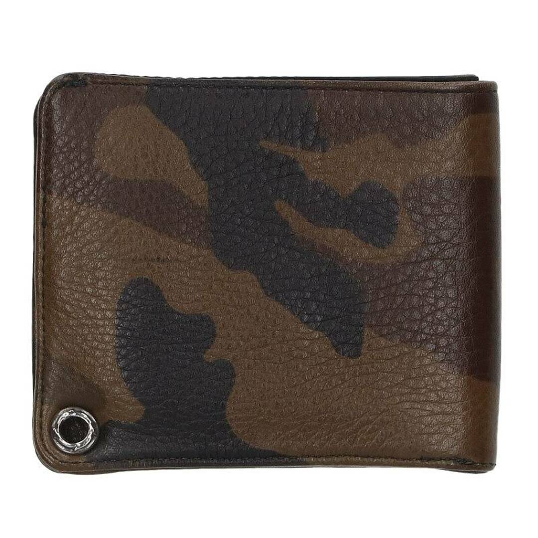 Chrome Hearts(クロムハーツ)のクロムハーツ  1SNAP/1スナップ クロスボールボタンタンクカモレザーウォレット財布 メンズ ハンドメイドのファッション小物(財布)の商品写真