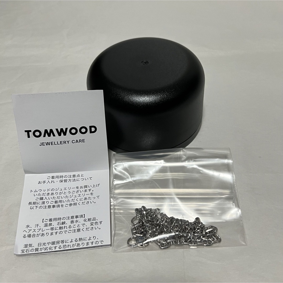 TOM WOOD(トムウッド)の新品TOMWOODトムウッド ネックレス CableChain ケーブルチェーン メンズのアクセサリー(ネックレス)の商品写真