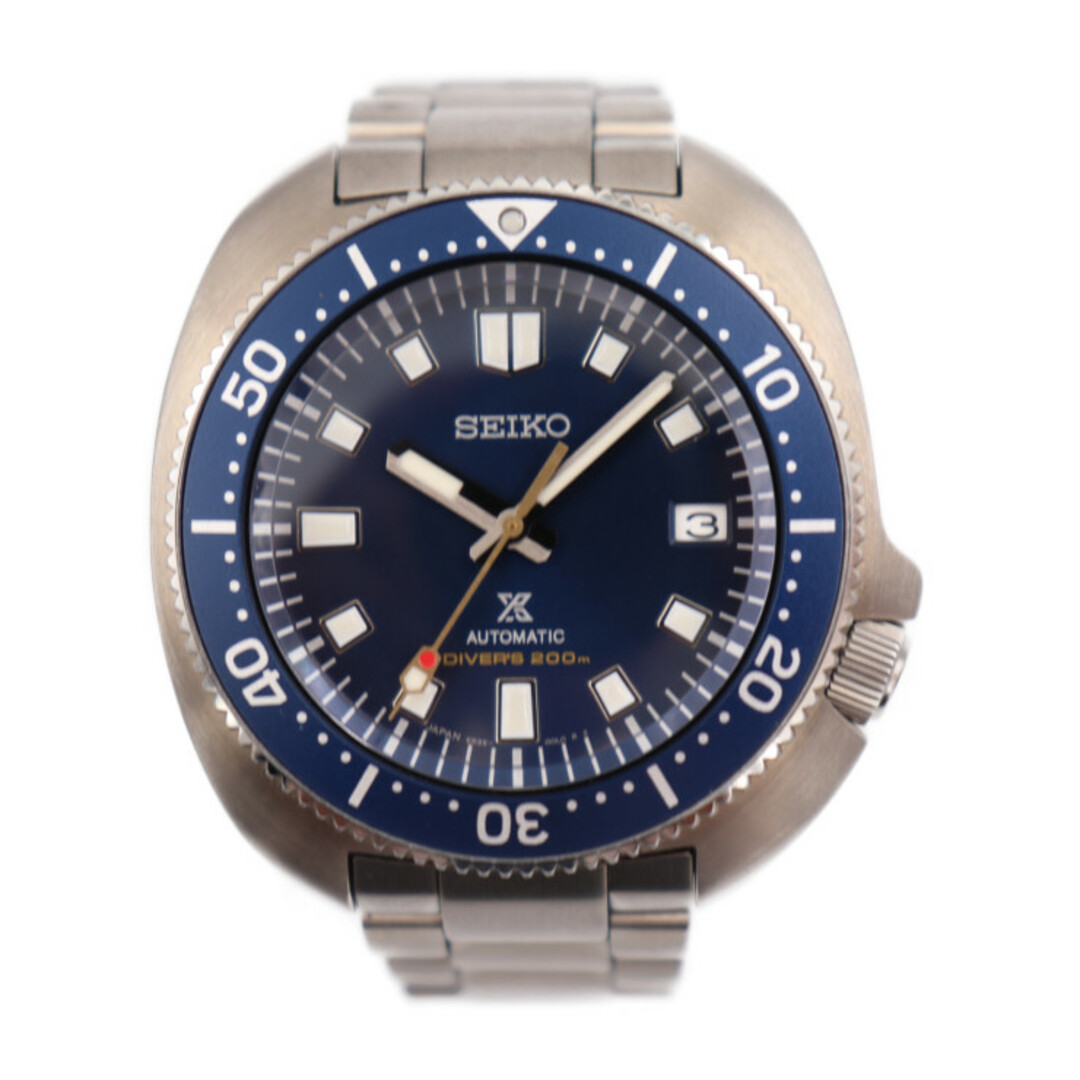 SEIKO - SEIKO セイコー プロスペックス ダイバースキューバ 腕時計 SBDC123 ステンレススチール   シルバー ブルー文字盤  メカニカルダイバーズ 1970 自動巻き 5500本限定 6R35-01G0 55周年記念モデル 【本物保証】