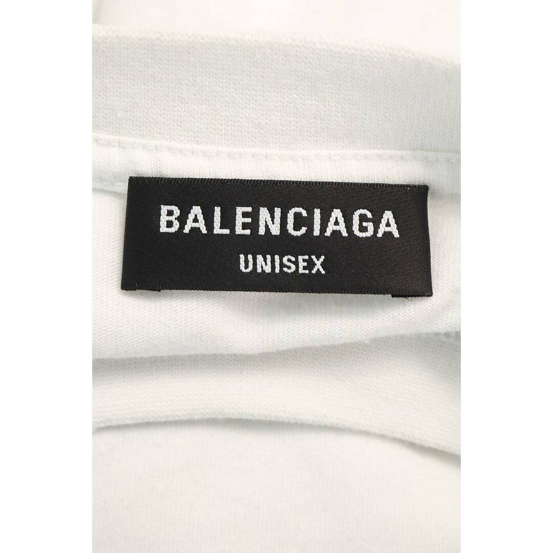 Balenciaga(バレンシアガ)のバレンシアガ  22AW  612966 TMVB4 ロゴプリントダメージ加工Tシャツ メンズ S メンズのトップス(Tシャツ/カットソー(半袖/袖なし))の商品写真