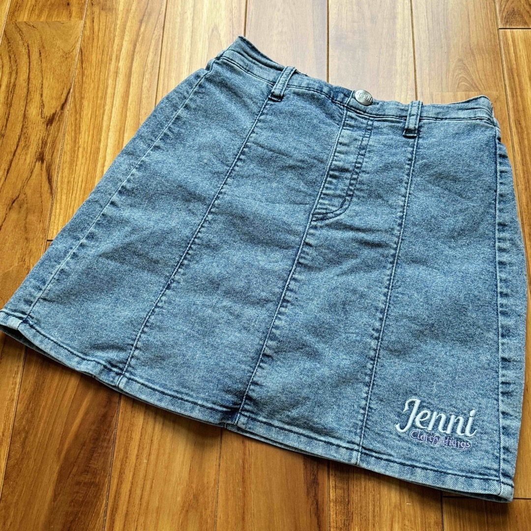 Jennii デニムスカパン 150 キッズ/ベビー/マタニティのキッズ服女の子用(90cm~)(パンツ/スパッツ)の商品写真