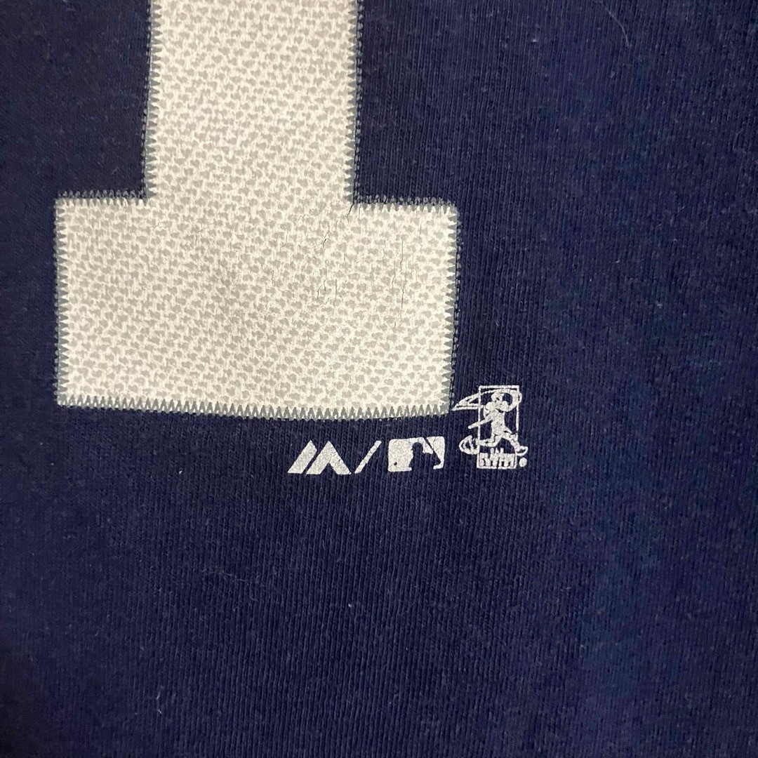 Majestic(マジェスティック)のマジェスティックMLBデトロイトタイガースTシャツメジャーリーグTEE紺tシャツ メンズのトップス(Tシャツ/カットソー(半袖/袖なし))の商品写真