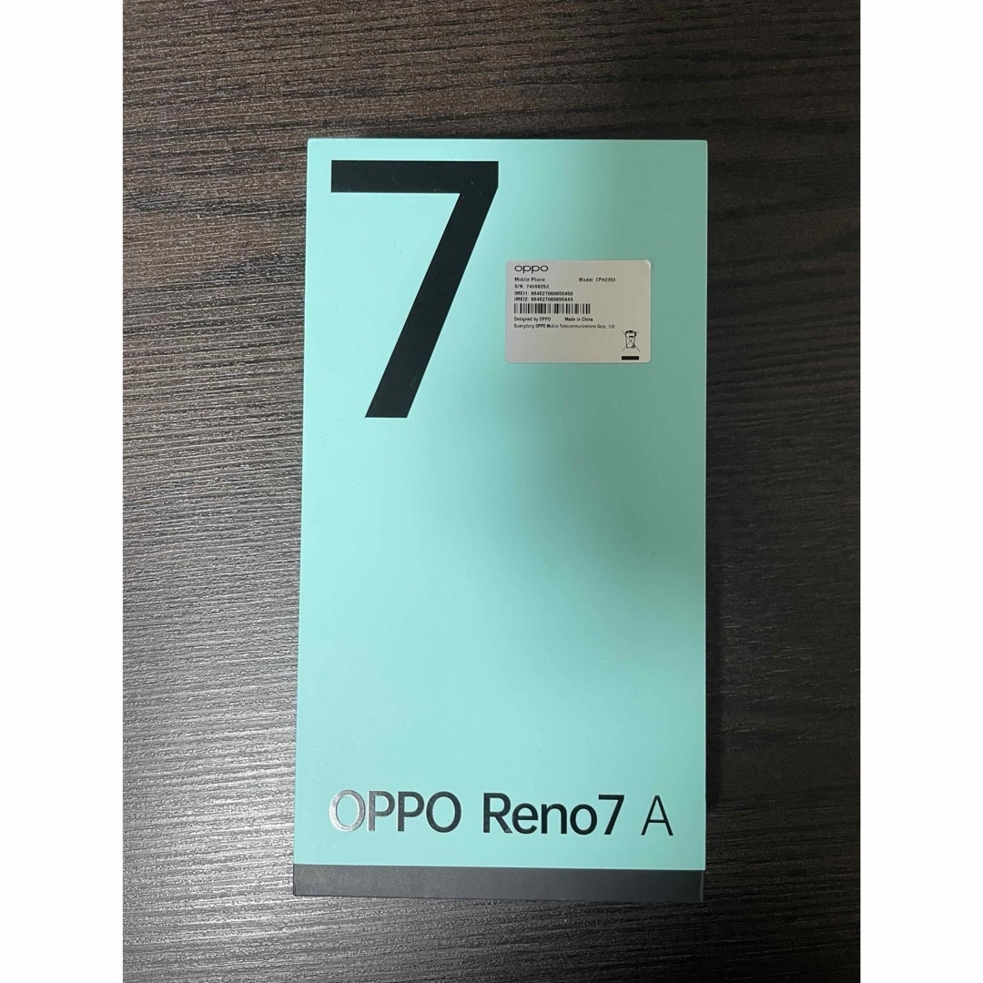 OPPO RENO7 A NA ドリームブルー スマホ/家電/カメラのスマートフォン/携帯電話(スマートフォン本体)の商品写真