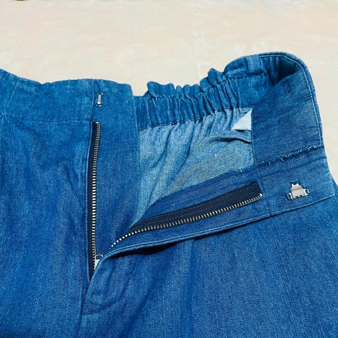 ローリーズファーム テーパードパンツ デニム ジーンズ ジーパン ブルー 458 レディースのパンツ(デニム/ジーンズ)の商品写真